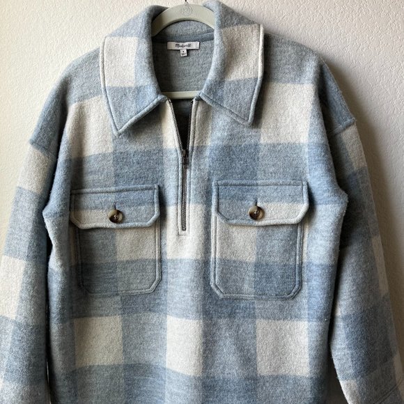 Madewell Jackets & Blazers - Madewell - Plaid Pull Over, Size M
